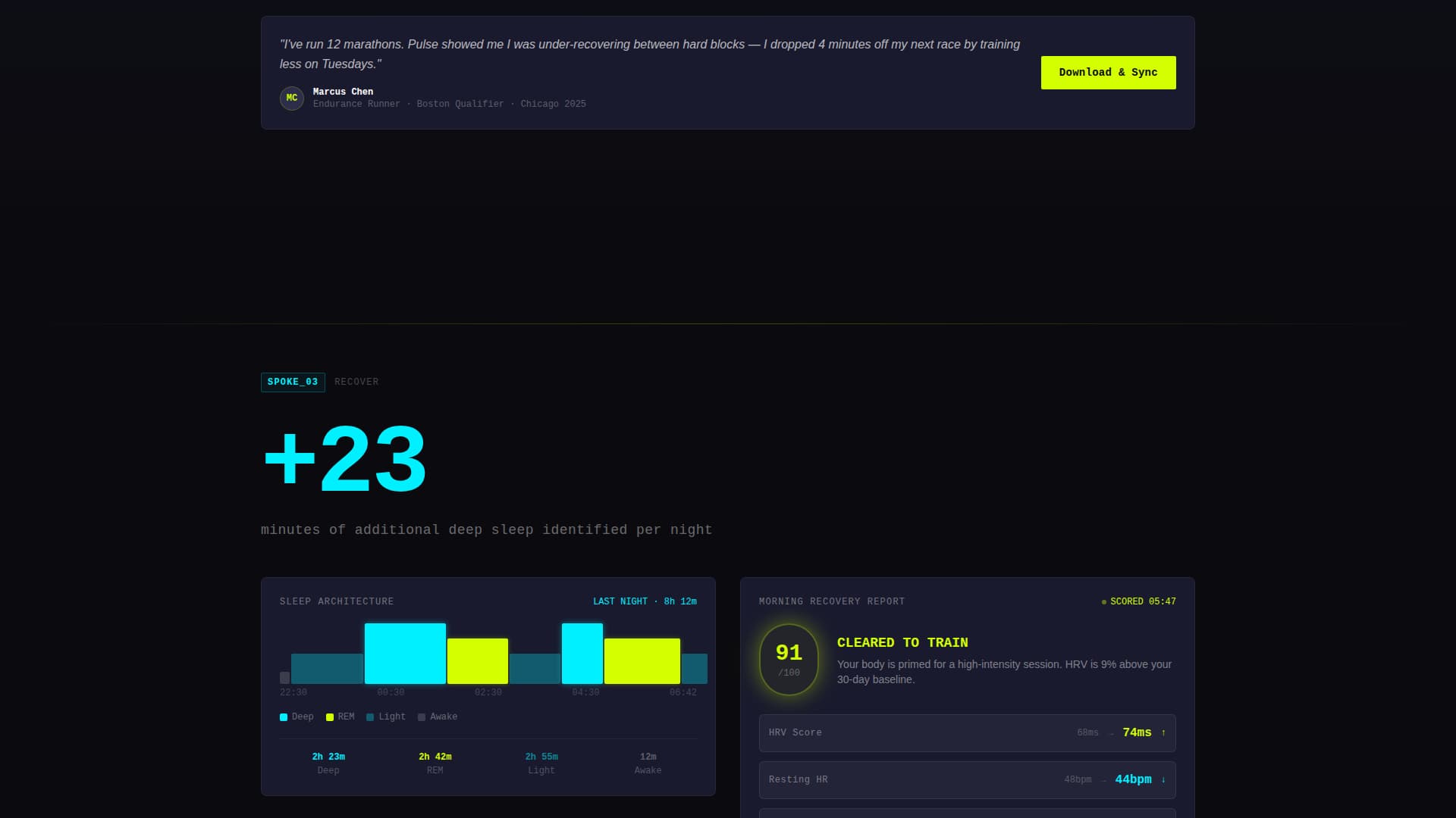 Fitness Software & SaaS Professional Website Template