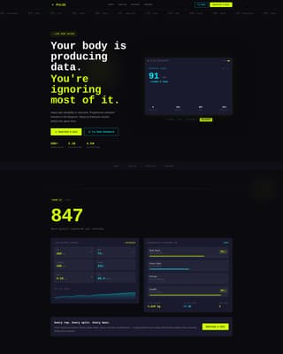 Fitness Software & SaaS Professional Website Template