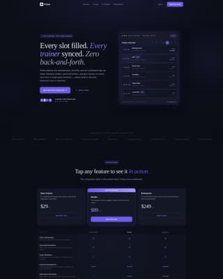 Pulse - Electric Fitness Landing Page Template