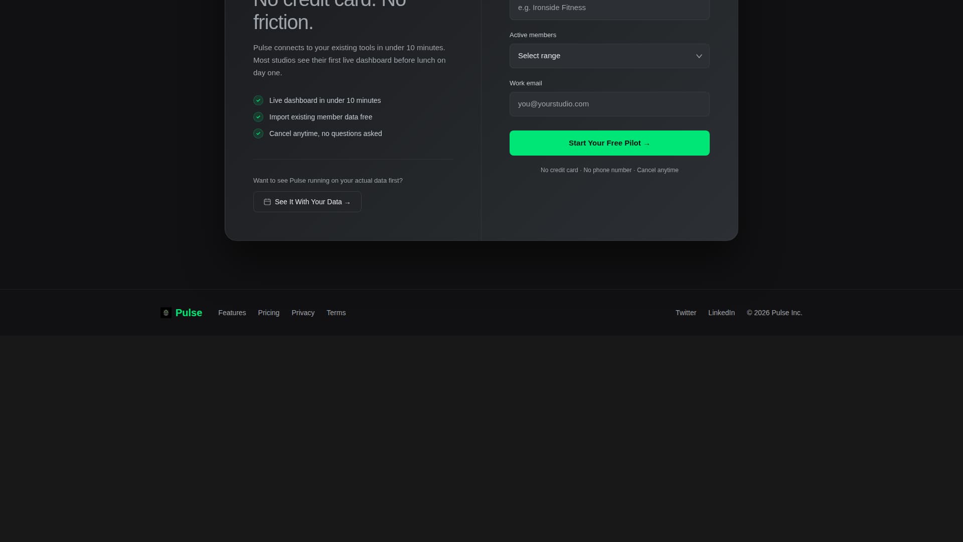 Fitness Software & SaaS Reviews Website Template