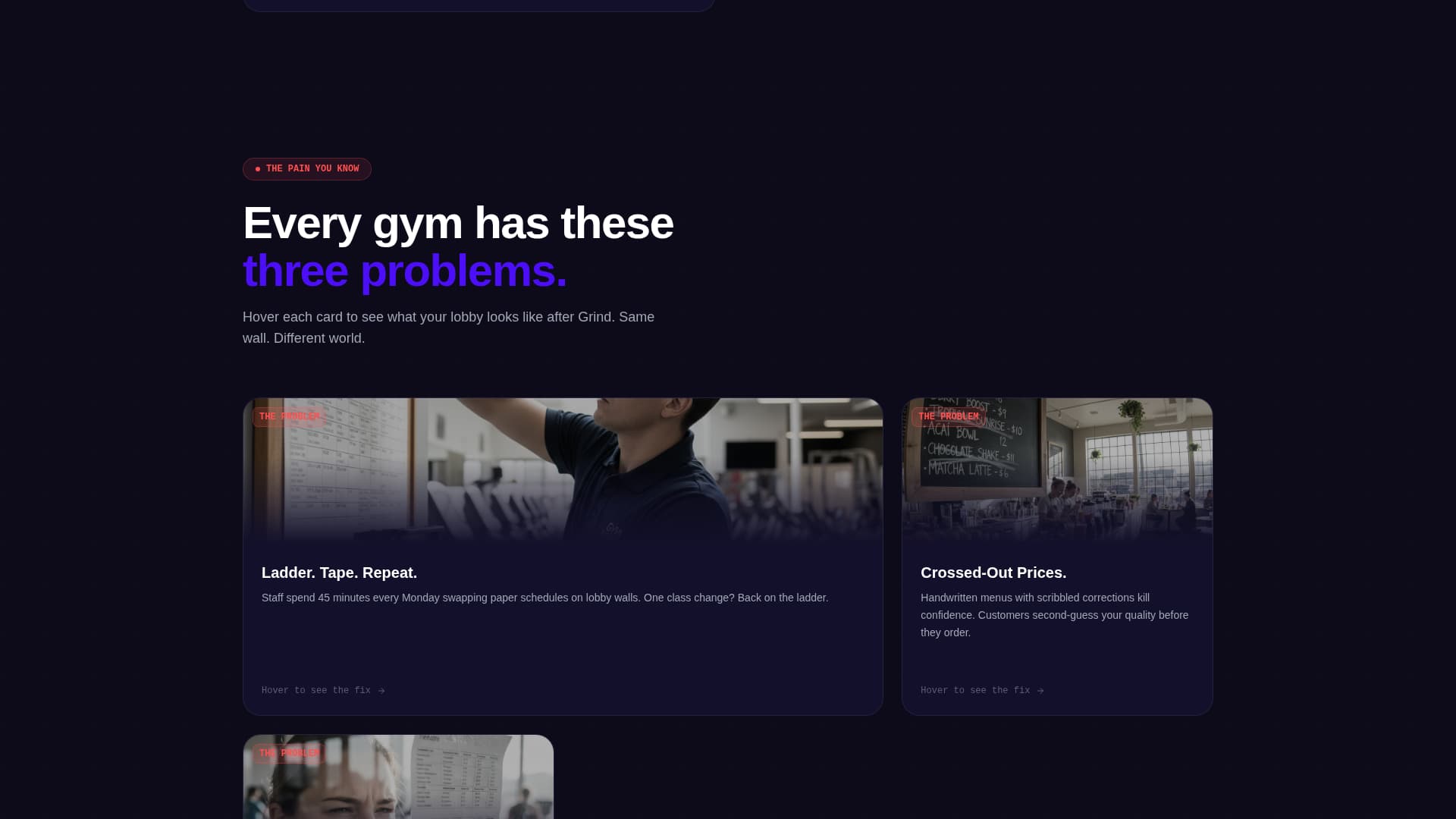 Grind - Dynamic Fitness Landing Page Template