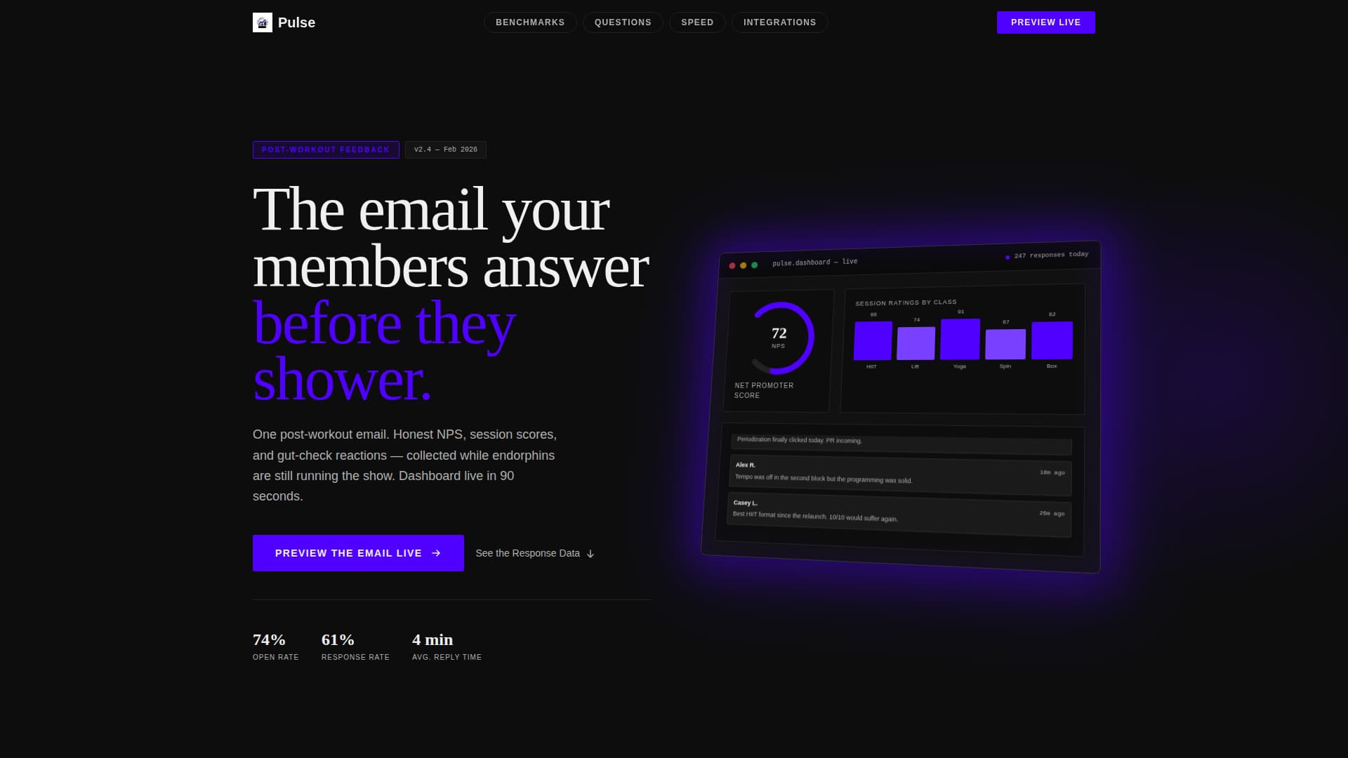 Surge — Elite Fitness Training Landing Page Template
