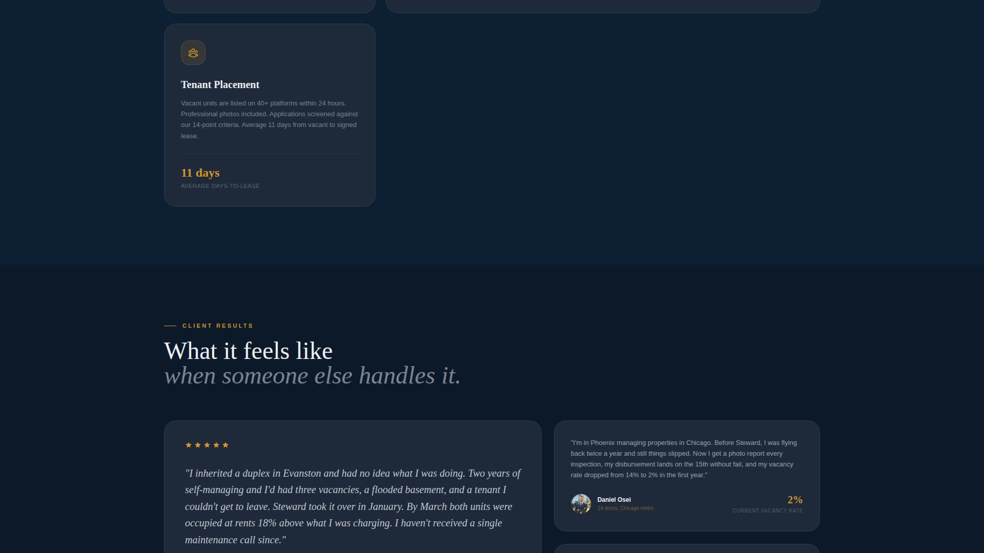 Steward - Authoritative Propertymanagement Landing Page Template