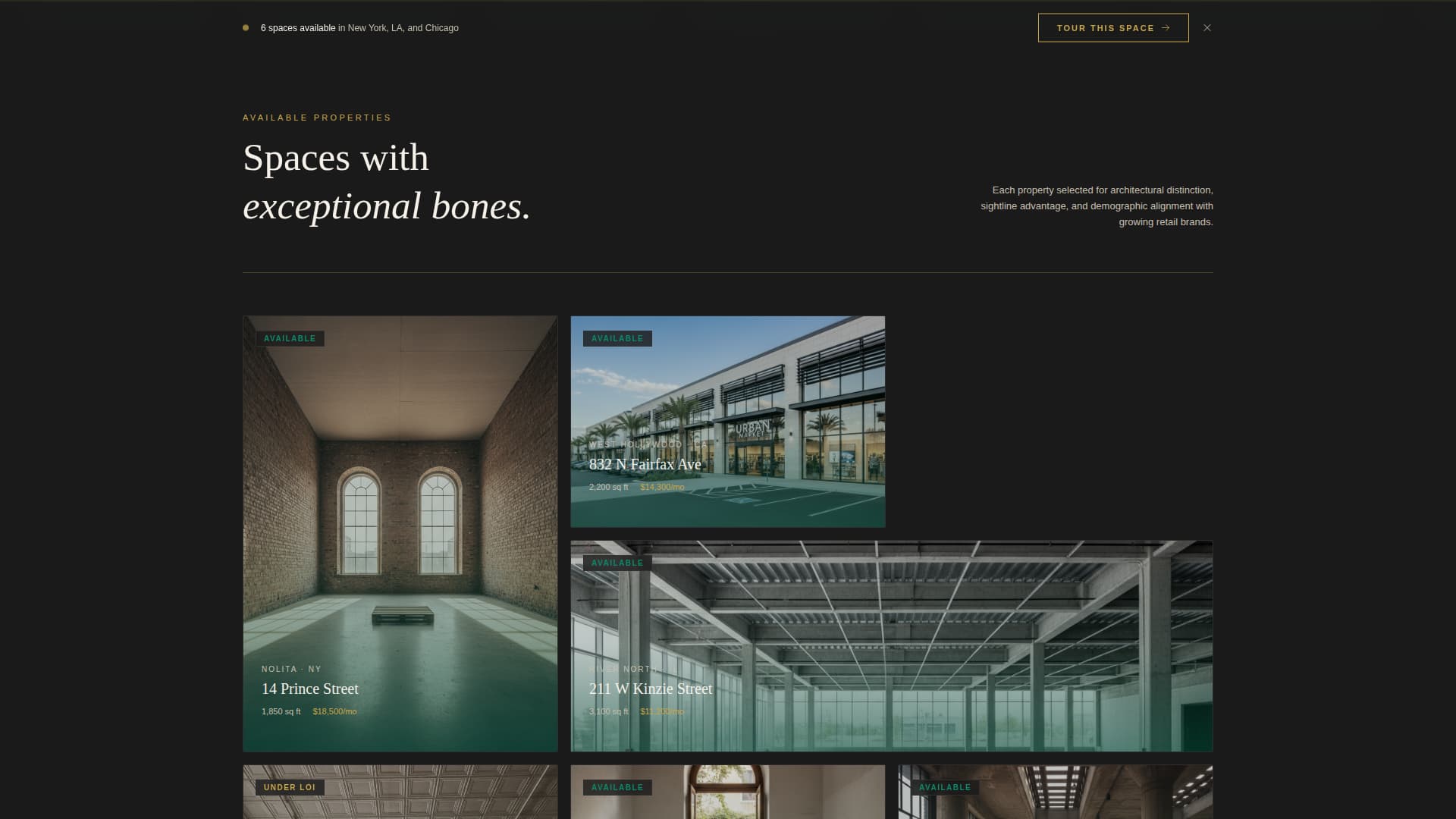 Lease - Transformative Retail Landing Page Template