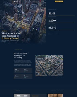 Lease - Elite Retail Landing Page Template
