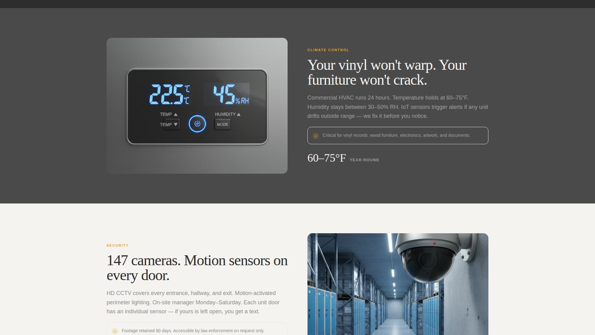 Stash - Precision Selfstorage Landing Page Template