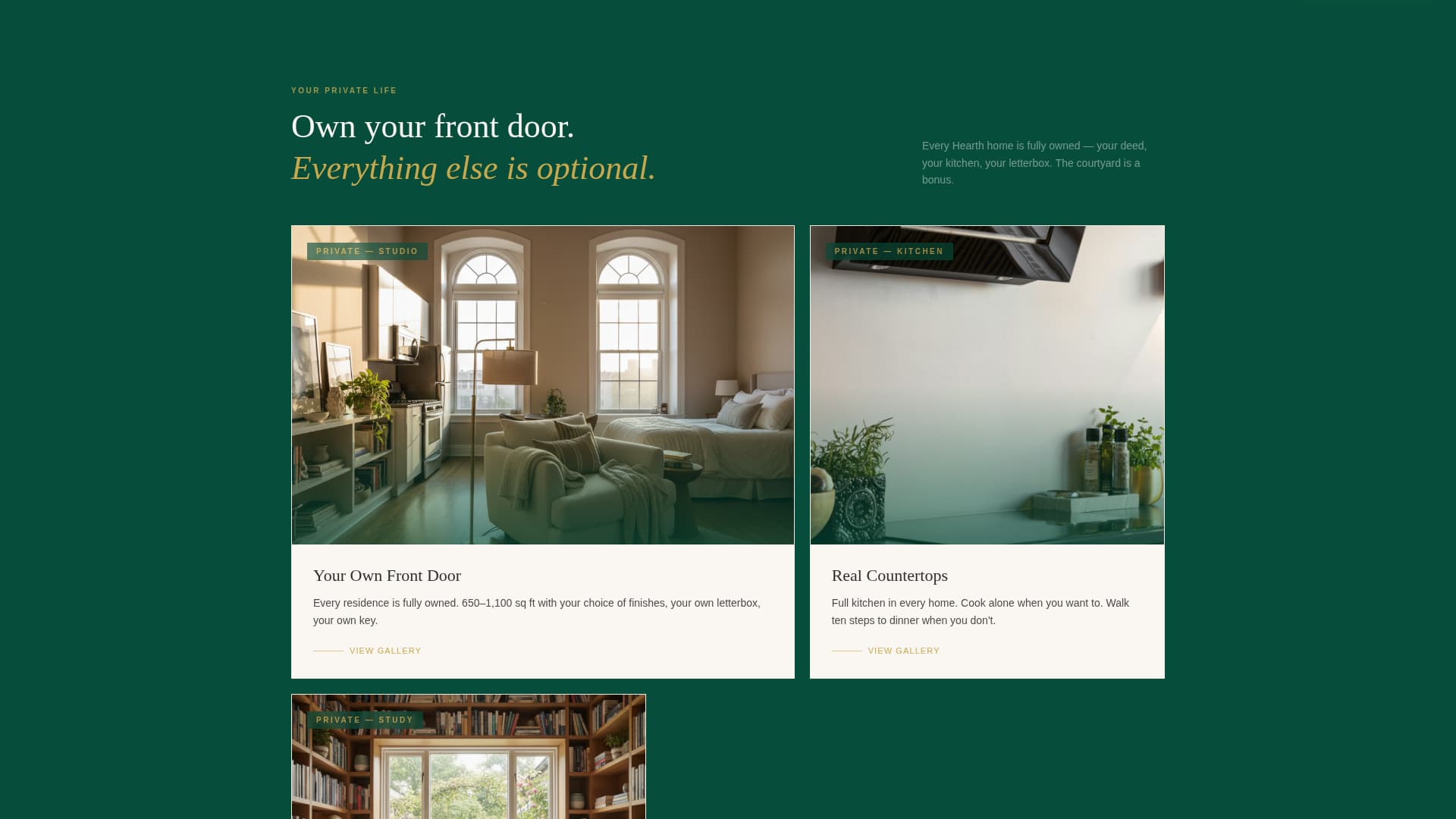 Hearth - Welcoming Seniorliving Landing Page Template