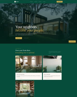Hearth - Welcoming Seniorliving Landing Page Template