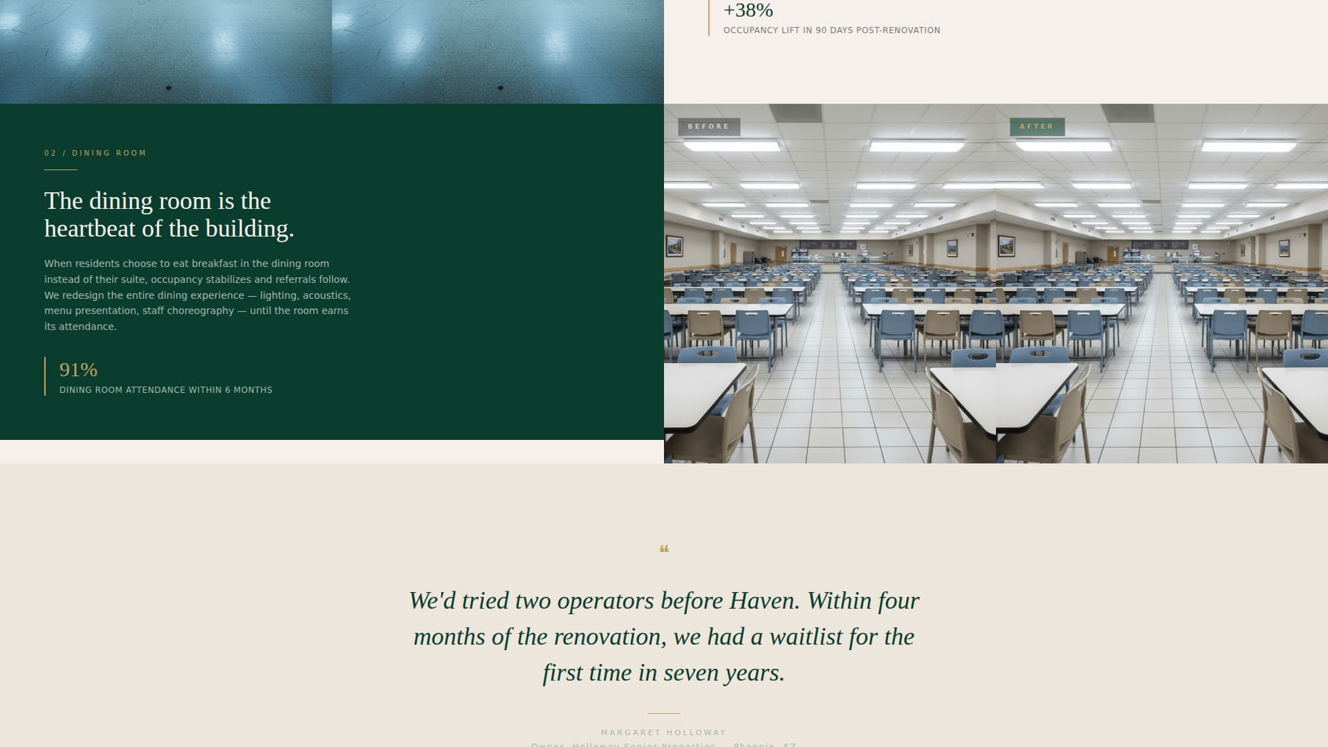 Haven - Transformative Seniorliving Landing Page Template