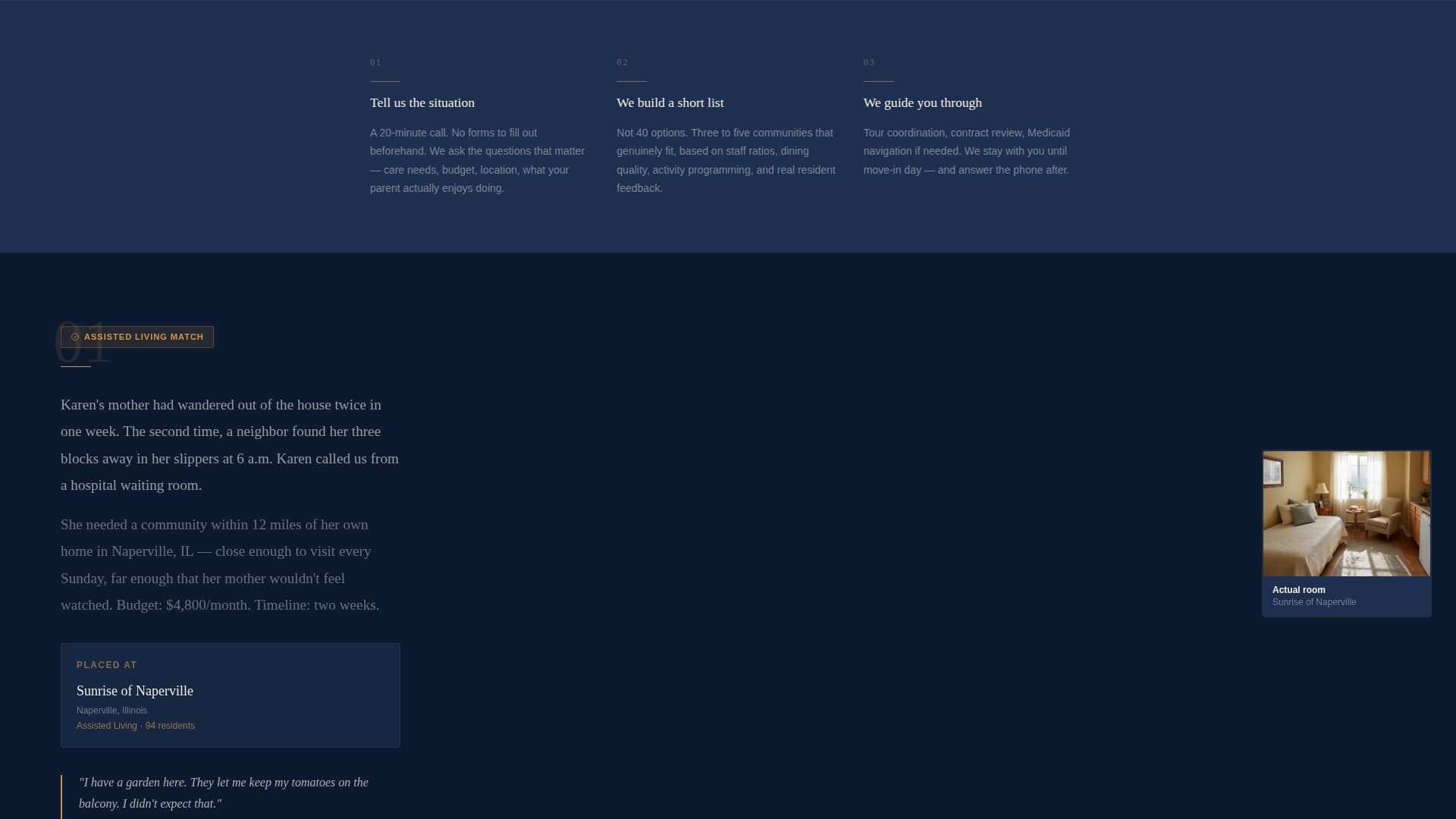 Hearth - Trusted Seniorliving Landing Page Template