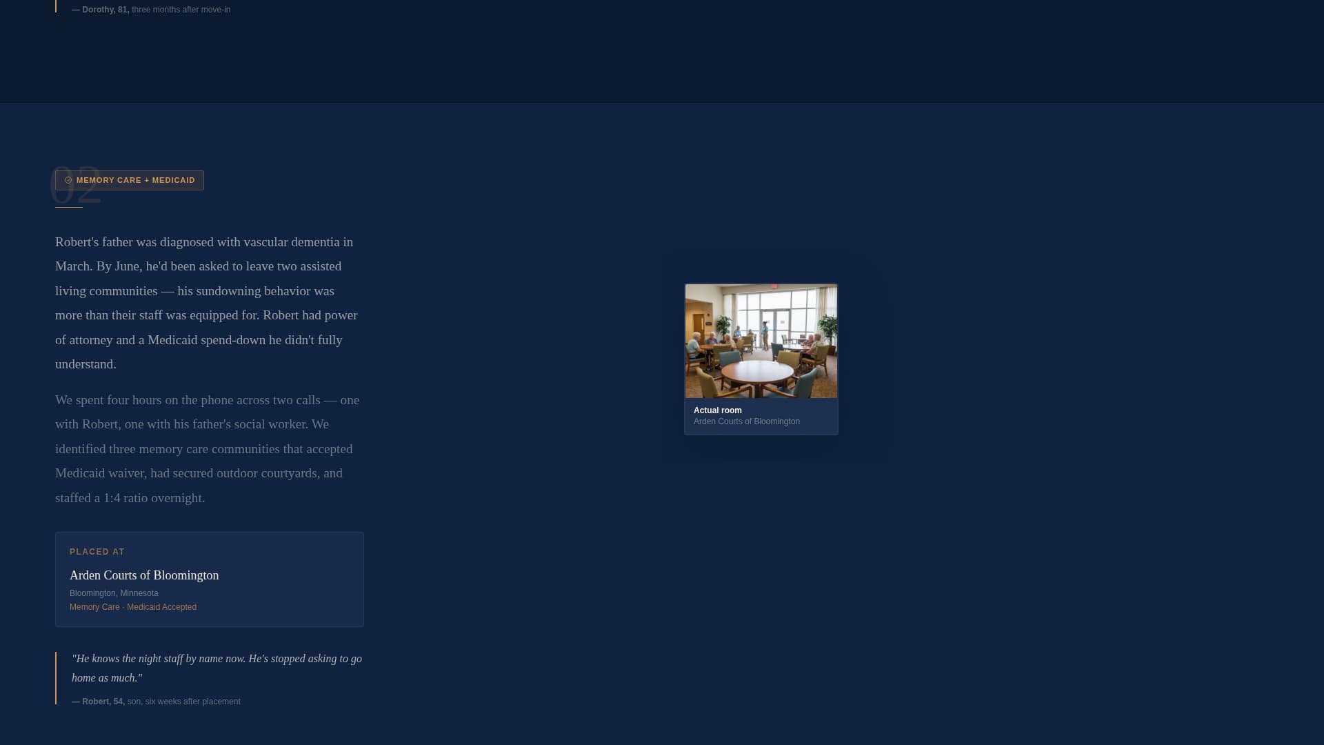 Hearth - Trusted Seniorliving Landing Page Template