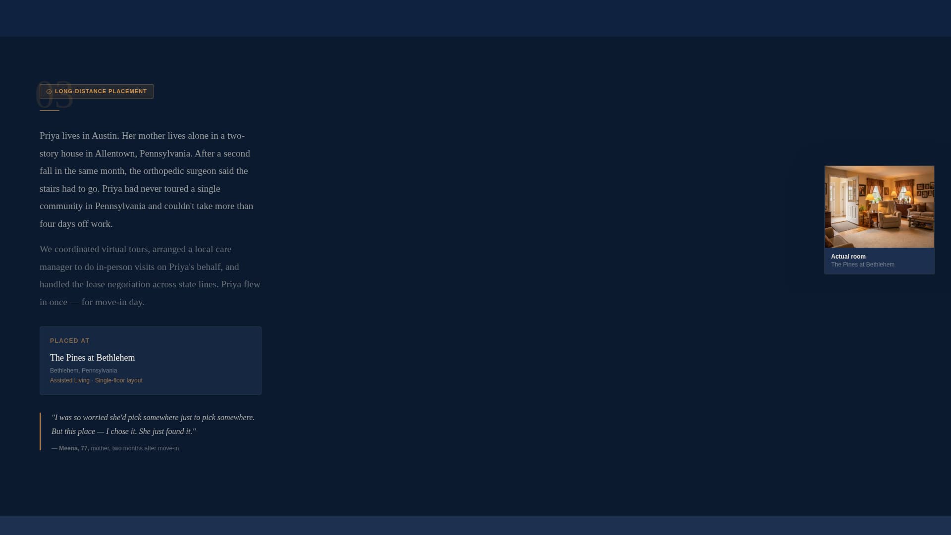 Hearth - Trusted Seniorliving Landing Page Template