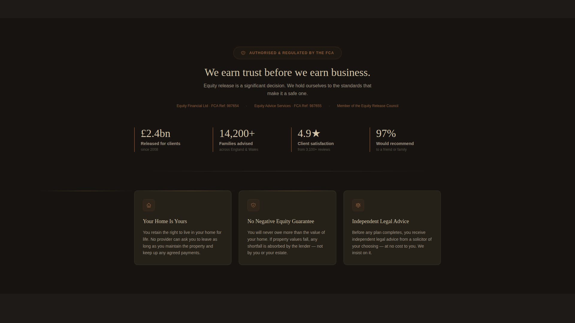 Equity - Trusted Seniorliving Landing Page Template