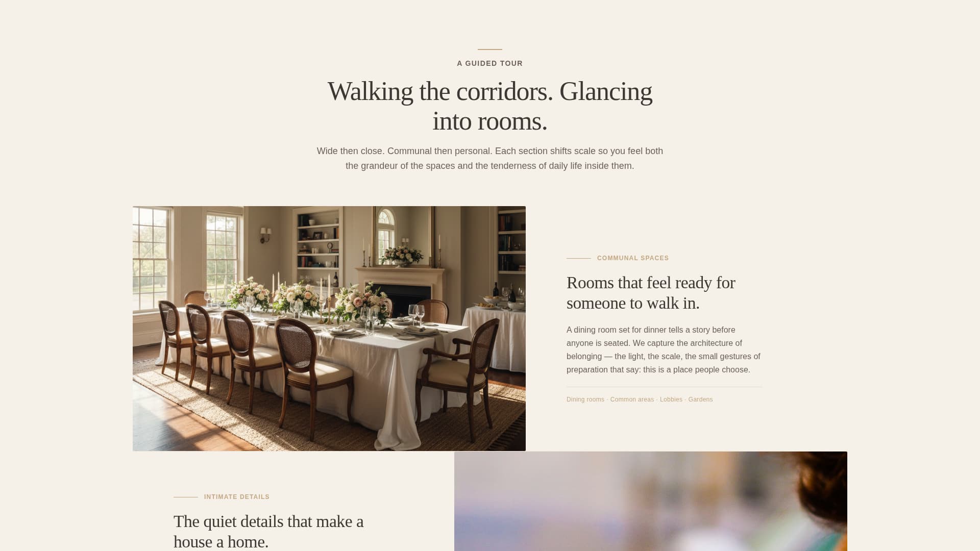 Dwell - Heartfelt Seniorliving Landing Page Template