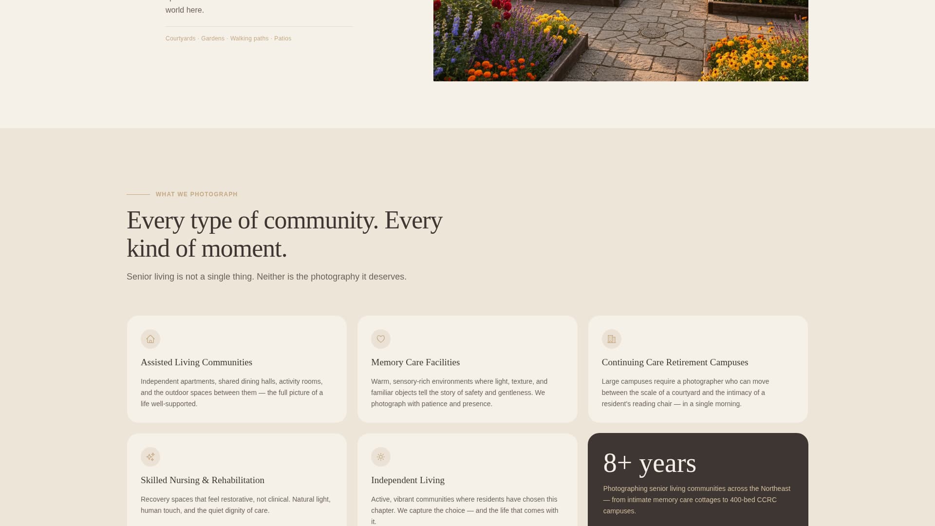 Dwell - Heartfelt Seniorliving Landing Page Template