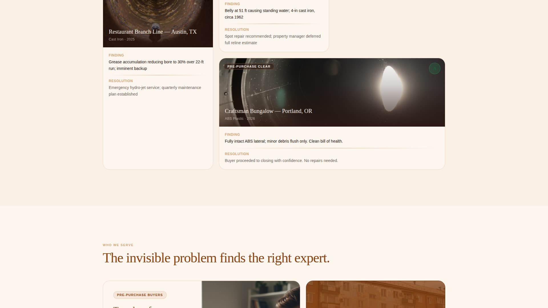 Mainline - Precision Plumbing Landing Page Template