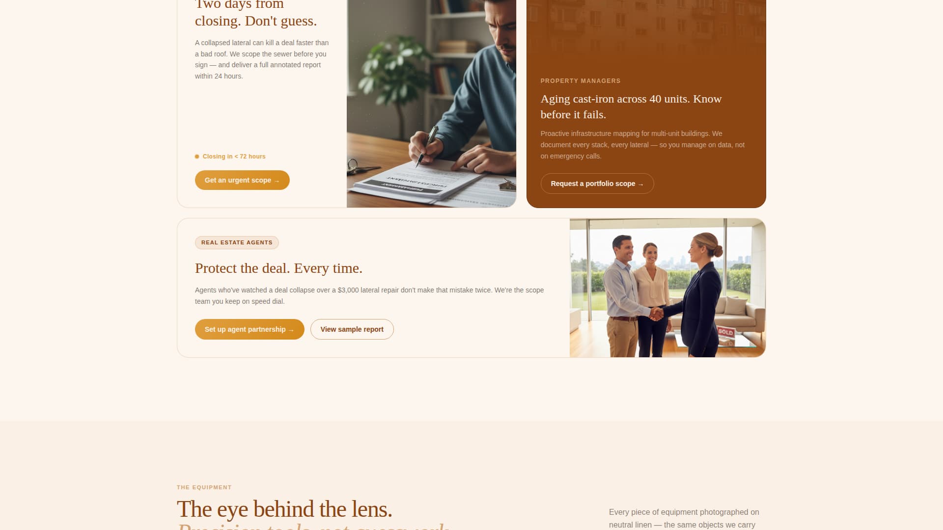 Mainline - Precision Plumbing Landing Page Template