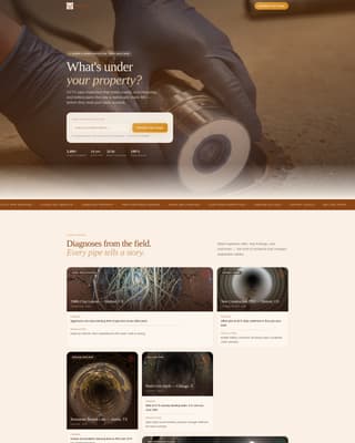 Mainline - Precision Plumbing Landing Page Template
