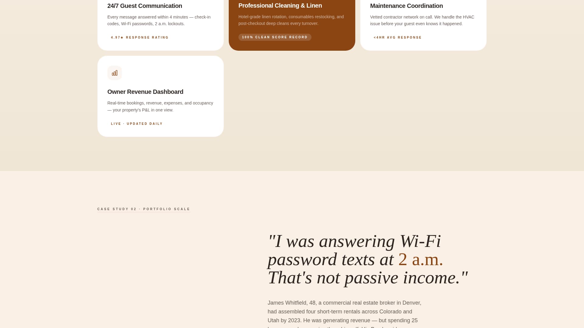 Hostmanager - Effortless Rental Landing Page Template