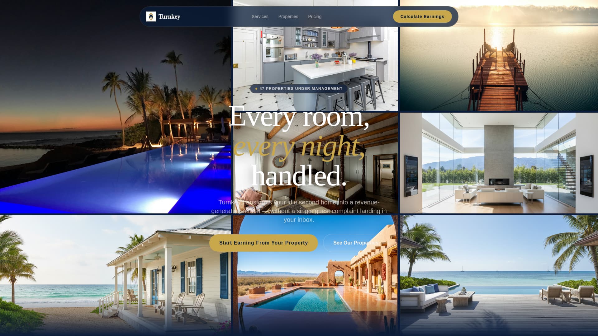 Turnkey - Elite Propertymanagement Landing Page Template