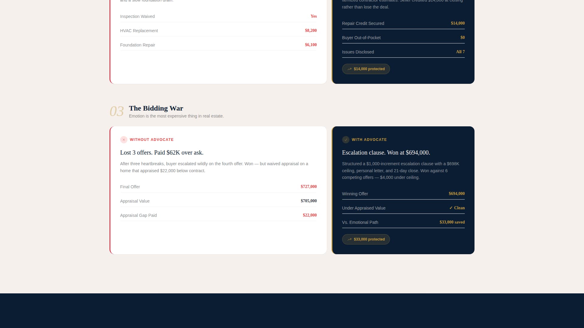 Advocate - Strategic Homebuyer Landing Page Template