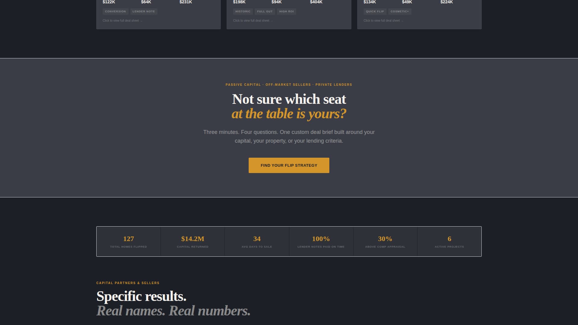 Flip - Authoritative Propertyflipping Landing Page Template