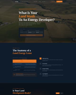 Acreage - Powerful Landbrokerage Landing Page Template
