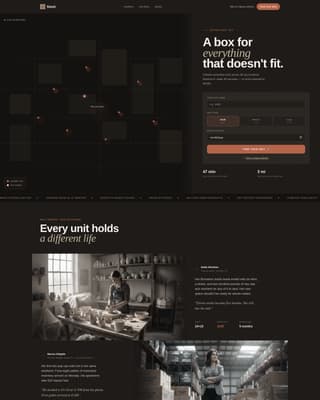 Stash - Seamless Storage Landing Page Template