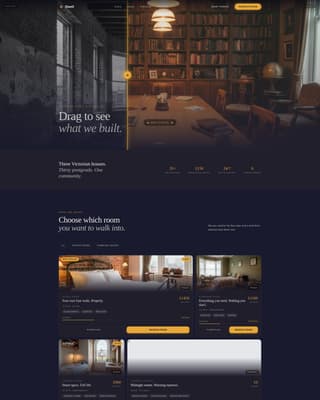 Dwell - Immersive Studenthousing Landing Page Template