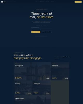Ledger - Intelligent Studenthousing Landing Page Template