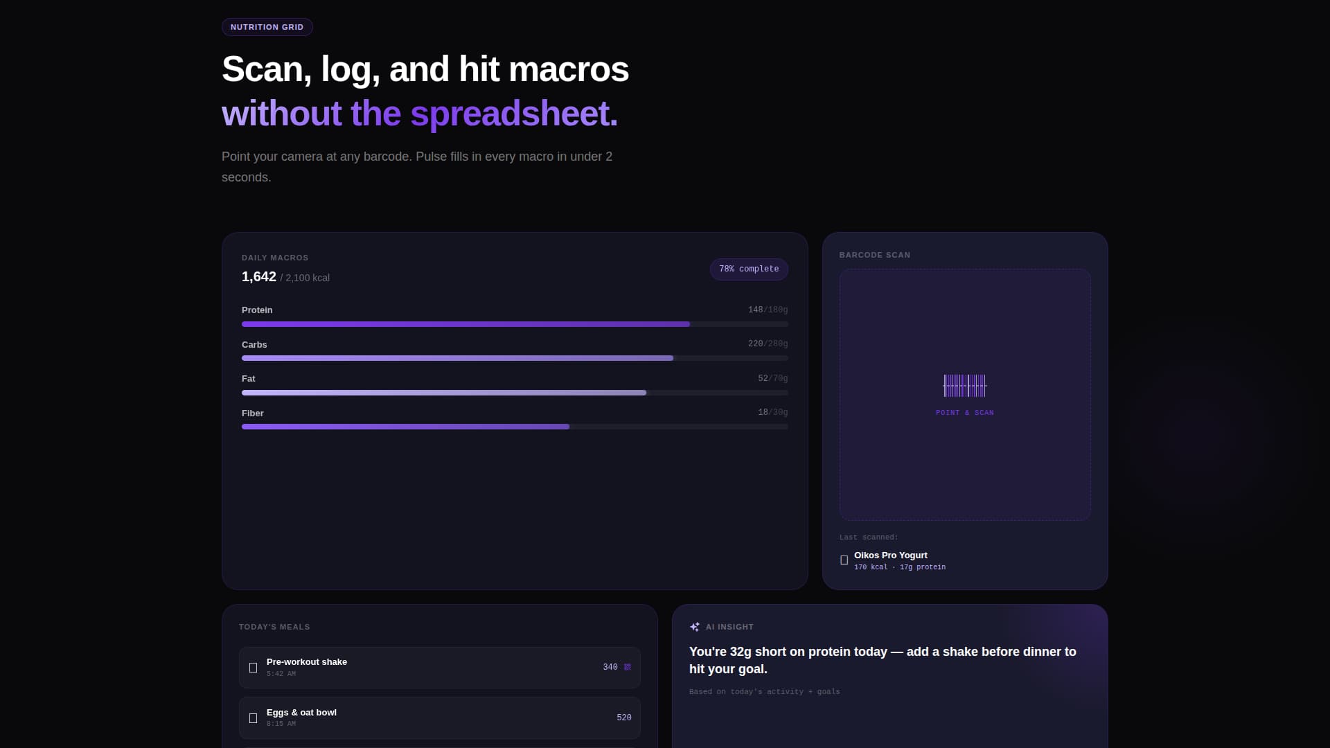 Pulse - Dynamic Fitness Landing Page Template