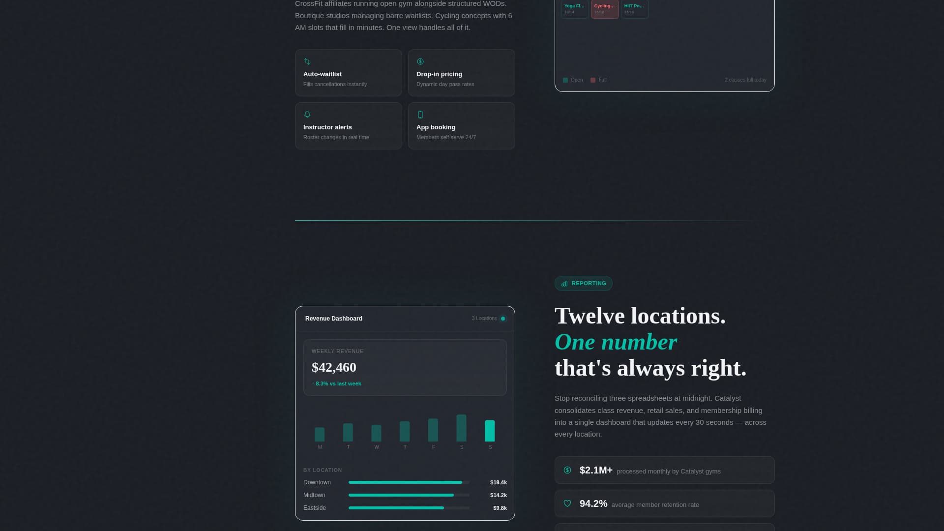 Catalyst - Dynamic Fitness Landing Page Template