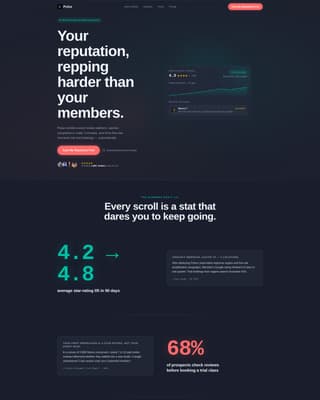 Pulse - Dynamic Fitness Review Landing Page Template