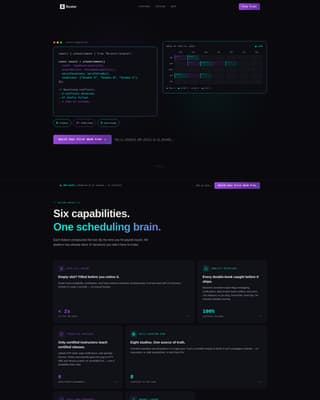 Schedule — Shift Management Landing Page Template