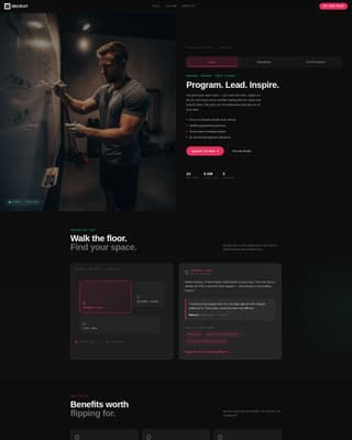 Fitness Studio Careers Website Template