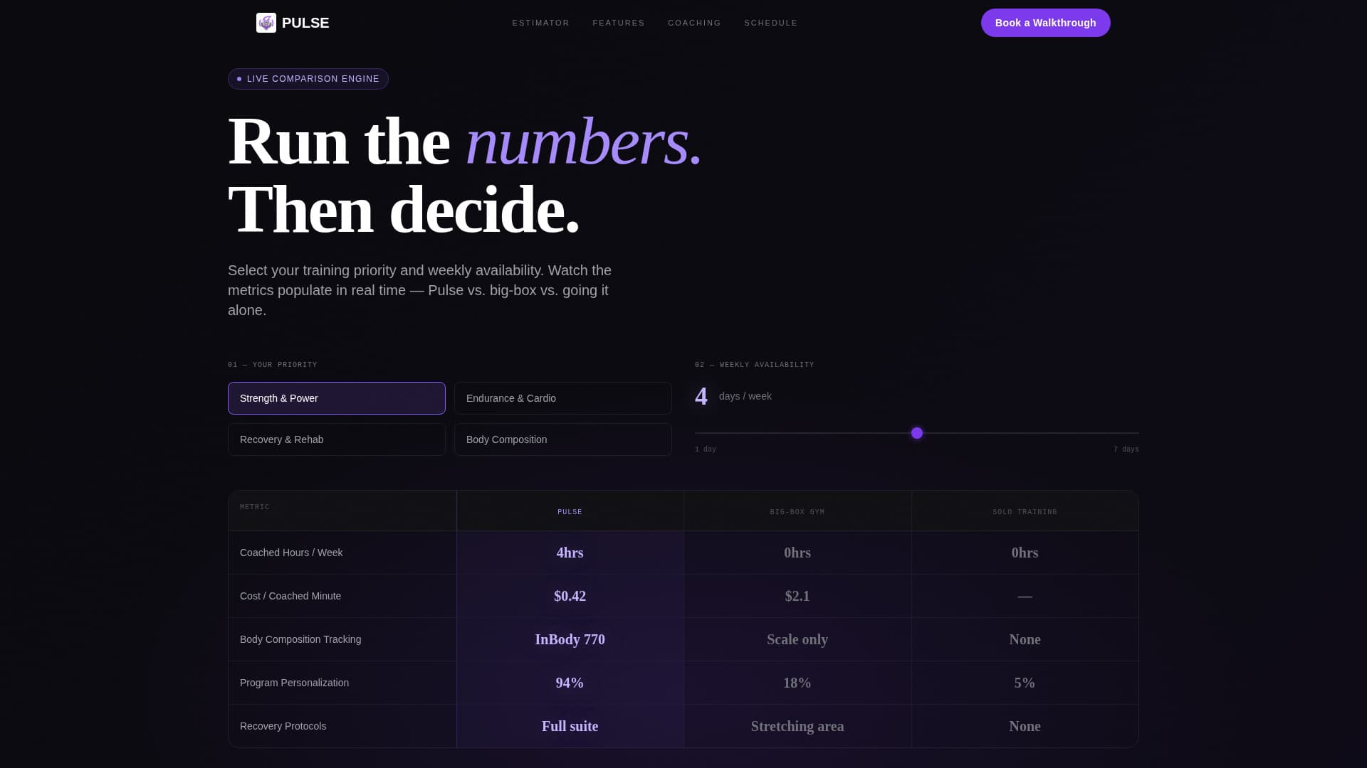 Insight — Intelligent Fitness Performance Landing Page Template