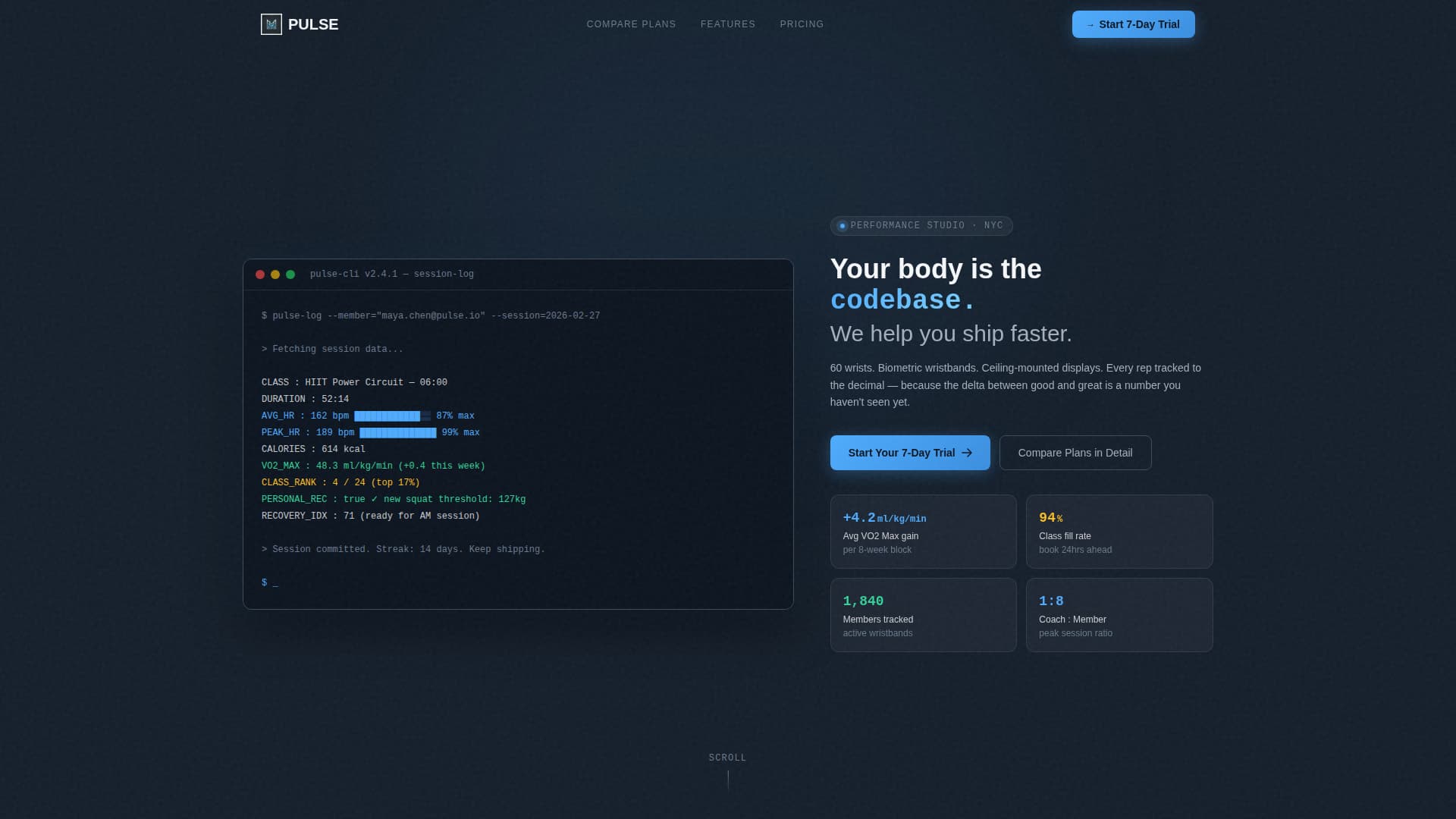 Velocity — Elite Fitness Membership Landing Page Template