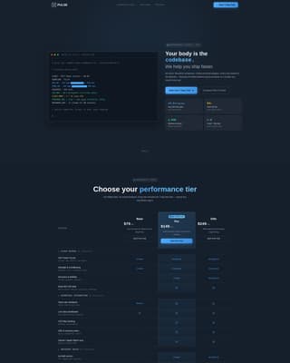 Fitness Studio Professional Website Template