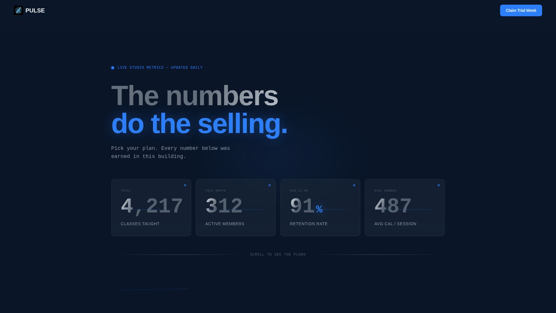 Momentum — Elite Personal Training Landing Page Template