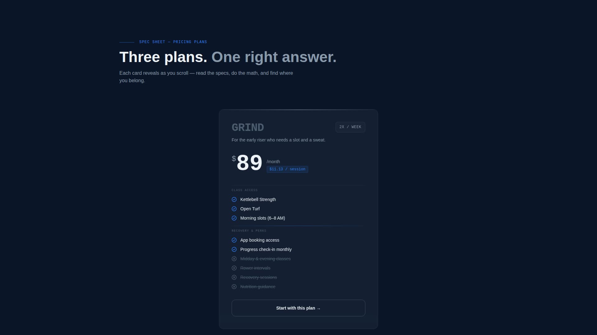 Momentum — Elite Personal Training Landing Page Template