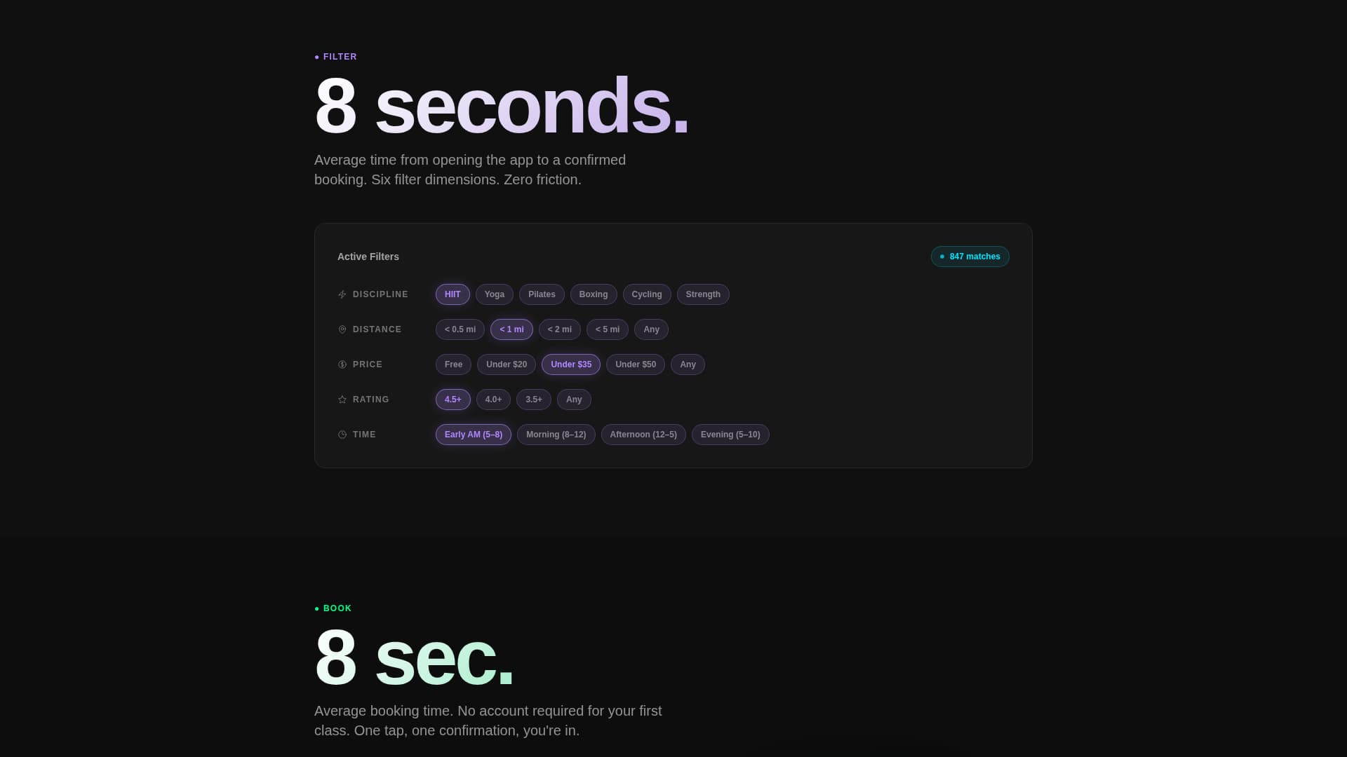 Pulse - Discoverable Fitness Landing Page Template