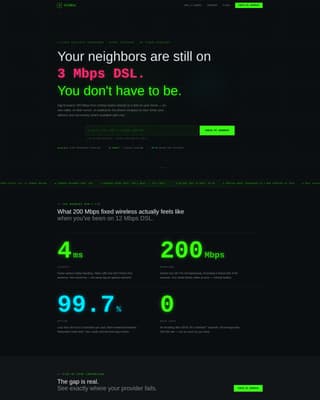 Signal - Powerful ISP Landing Page Template