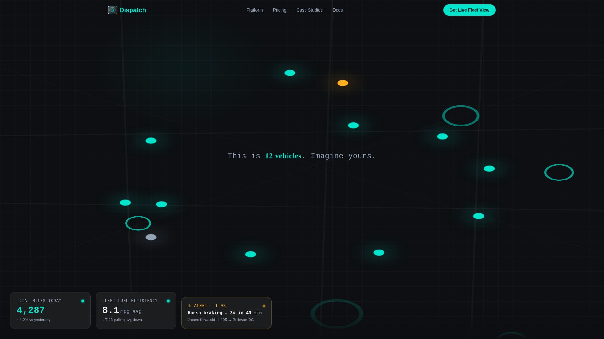 Dispatch - Powerful Fleet Landing Page Template