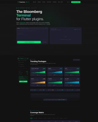 Flutter - High-Converting Plugin Landing Page Template