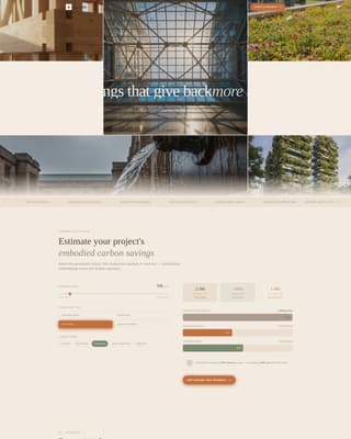 Sustain - Precision Architecture Landing Page Template