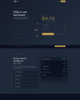 Screen - Trusted Tenantscreening Landing Page Template
