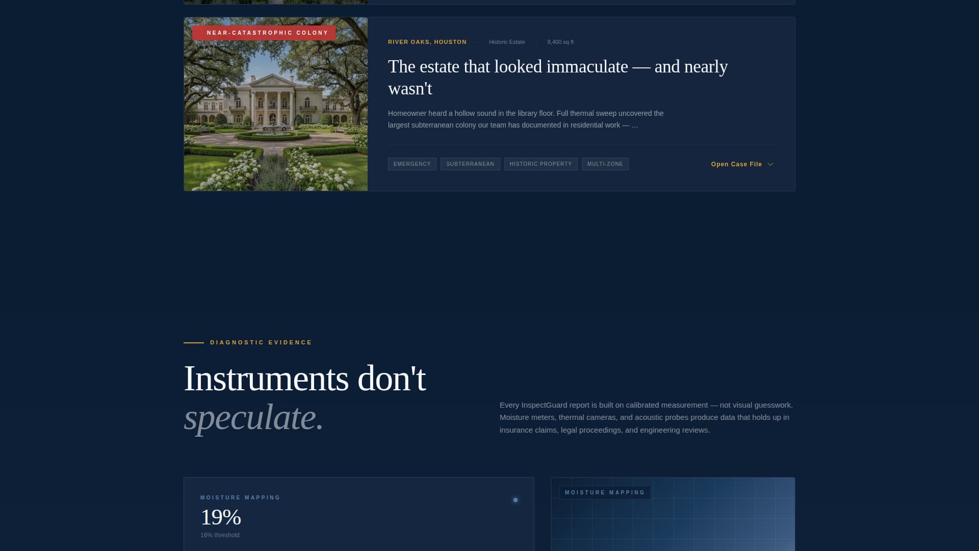 Inspect - Authoritative Pestinspection Landing Page Template