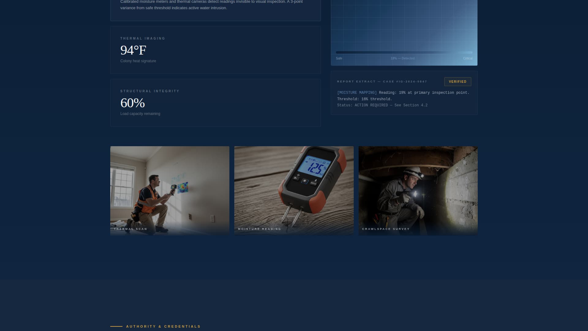 Inspect - Authoritative Pestinspection Landing Page Template
