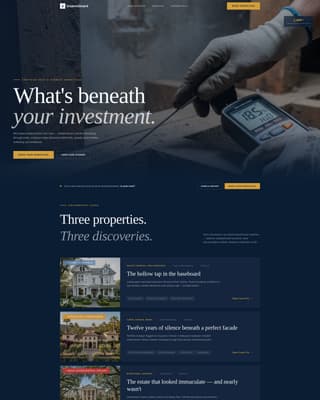 Inspect - Authoritative Pestinspection Landing Page Template