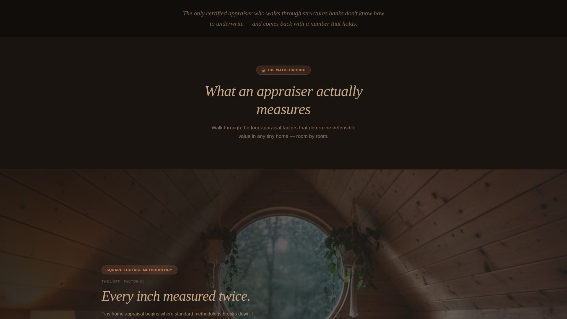 Appraise - Immersive Appraiser Landing Page Template